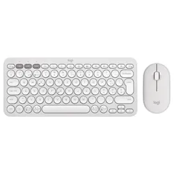 Pack Clavier et Souris Sans Fil Logitech Pebble 2 Combo Blanc