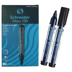 Pack de 10 Marqueur Tableau Schneider Maxx 290 - Noir