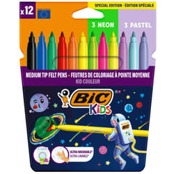 Pack De 12 Feutres Bic Kids Cosmo Multicolore