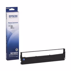 Pack Epson de 2 rubans originaux LQ-350/3000 (C13S015646BA)  – Durée de vie: 2.5 Millions de car – Compatible avec: Imprimant ...