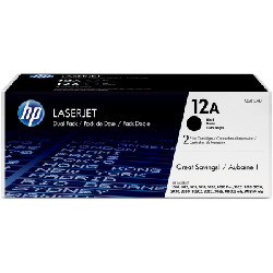 Pack de 2 Toners Original HP LaserJet Q2612AF pour HP 12A