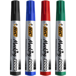 Pack de 4 Marqueurs Bic Marking 2000 Ecolutions Multi couleurs