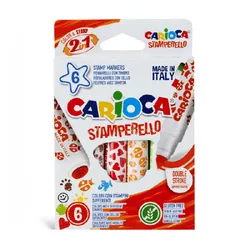 Carioca Stamperello stylo-feutre Multicolore 6 pièce(s)