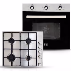 Pack Duo CONFORT LINE - Plaque De Cuisson Encastrable: Type de Plaque: à Gaz - Largeur: 60 cm - Nombre de Foyers: 4 foyers -  ...