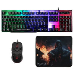 Pack Gaming 3 En 1 Clavier + Souris + Tapis De Souris Konix - Barbarian Drakkar
