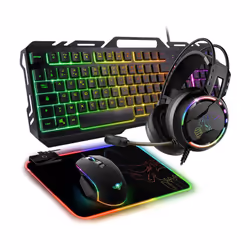 PACK GAMING ULTIMATE 300 4RN1 SPRIT OF GAMER CLAVIER + SOURIS + TAPIS + CASQUE