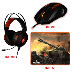 Pack Konix Worlds Of Tanks: Casque Gh-40 + Souris M-30 + Tapis Mp-12