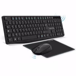 Pack Sans fil ELITE ADVANCE CLS-7100RF Clavier + Souris + Tapis - Tapis de souris: Base antidérapante en mousse et surface en ...