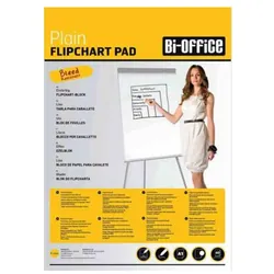 Papier de recharge Bi-Office pour tableau, 40 feuilles, 55g/m²