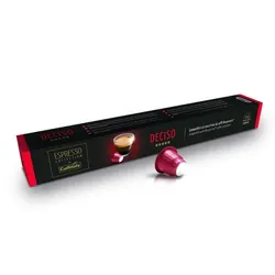 Paquet De 10 Capsules CAFFITALY Deciso Compatible Nespresso