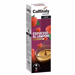 Capsules CAFFITALY Lampone - Nombre de Capsule: 10 Capsules - Intensité: 5/10 - Mélange entre l' arôme corsé du café et le go ...