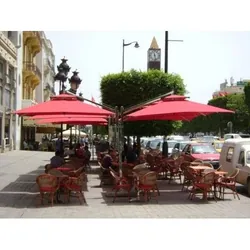 Parasol Double Excentré BARBADOS 16m² P-BARBADOS-DE16