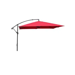 Parasol Excent Métal 3*3 Carré en Couleur Rouge Bordeaux