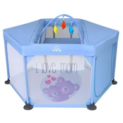 Parc Lit Prima Carino 2en1- Bleu