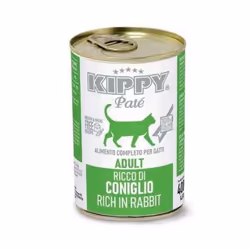 Pâté Au Lapin KIPPY Pour chat - Contenance: 400 GR - Convient pour: tous les chats de toutes races - Aliment complet pour cha ...