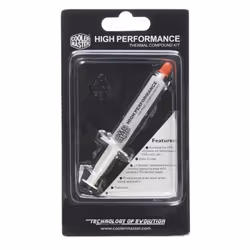 Pâte Thermique COOLER MASTER RPD Grease - Gravité spécifique: 2.37 - Viscosité / Fluidité: Non coulant - Conductivité thermiq ...