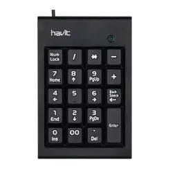 Pavé Numérique Filaire Havit KB223 Noir