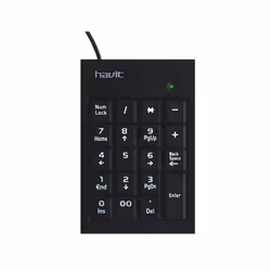 Pavé Numérique HAVIT NK01 - Technologie de connectivité: Filaire - Interface: USB - Nombre de clés: 19 - Facile à utiliser -  ...