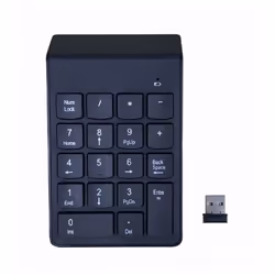 Pavé Numérique Sans Fil GEMBIRD KPD-W-02 - Noir