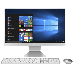 PC de bureau All-in-One Asus Vivo AiO V222GAK / Dual Core / 8 Go / Blanc