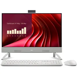 Pc de Bureau All-in-One Dell / Core 3 100U / 8 Go DDR5 / 512 Go SSD / Blanc