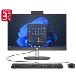 PC DE BUREAU ALL IN ONE HP ProOne 240 G10 / i5-1334U / 8 GO / 512 GO SSD / Noir