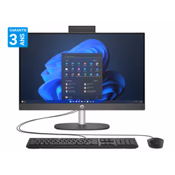 Ecran : 23.8" Full FHD IPS (1920 x 1080) antireflet, 250 nits - Processeur : Intel Core i5-1335U (Up to 4,6 GHz avec la techn ...