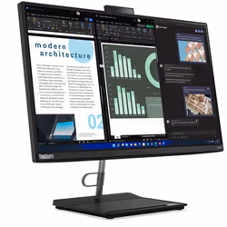 Pc Lenovo ThinkCentre néo 30a - Ecran : 23.8" Full HD IPS - Processeur : Intel® Core i3-1215U  (3.3 GHz Up to 4.4 GHz , 10 Mo ...