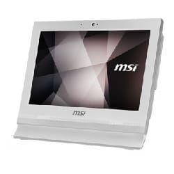 PC de Bureau ALL IN ONE MSI Pro 16T 10M Celeron 5205U 4Go 256Go SSD - Blanc ( PRO16T10M-002XEU-WH)