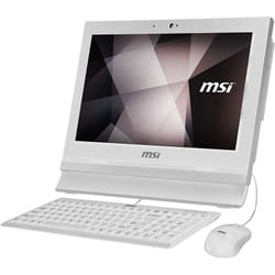 Pc de bureau All in One MSI Pro 16T 10M Tactile / Celeron 5205U / 4 Go / Windows 11 Pro / Blanc