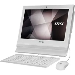 Pc de bureau All in One MSI Pro 16T 10M Tactile / Celeron 5205U / 4 Go / Windows 11 Pro / Blanc