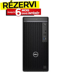 PC de Bureau DELL OPTIPLEX 7020 MT i3 12è Gén 8Go 512Go SSD - Noir