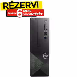 PC de Bureau DELL VOSTRO 3030 SFF i5 14è Gén 8Go 512Go SSD - Noir