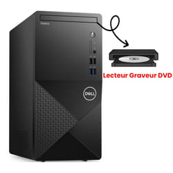 Pc De Bureau Dell Vostro 3910 i5 12Gén 8Go 256Go Noir