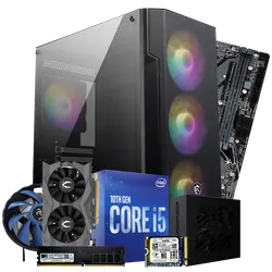 Pc De bureau Gamer KLAXXON i5 10Gén 16 Go 256 Go SSD RX 550 4 Go DDR5