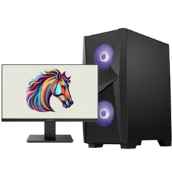 Pc De Bureau MSI i5 10Gén 8 Go 256 Go SSD GTX 1660 Ti 6G DDR6