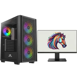 Pc Eclipse Ryzen 5 16 Go 512 Go SSD GT730 Noir