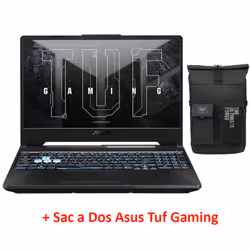 Pc Gamer Asus Tuf Gaming A15 - Écran : 15.6" Full HD (1920 x 1080), IPS, antireflet, 144 Hz - Processeur : AMD Ryzen 7 7435HS ...