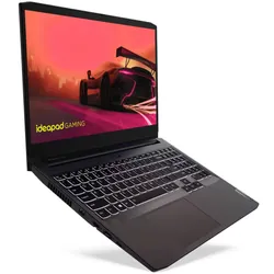 Lenovo IdeaPad Gaming 3 15ACH6 AMD Ryzen™ 5 5500H Ordinateur portable 39,6 cm (15.6") Full HD 16 Go DDR4-SDRAM 512 Go SSD NVIDIA GeForce RTX 2050 Wi-Fi 6 (802.11ax) Noir