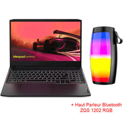 Pc Gamer Lenovo IdeaPad Gaming 3 15ACH6 AMD Ryzen 5 32Go 512Go SSD Noir