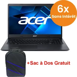 Pc Portable Acer Extensa 15 Intel Celeron N5100 12Go 1 To + 256 Go SSD Noir