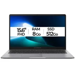 PC Portable ASUS ExpertBook P1 P1503 i5 13è Gén 8Go 512Go SSD - Gris