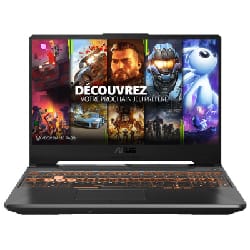 Pc Portable Asus Tuf Gaming F15 i5 11Gén 8 Go 512 SSD RTX™ 3050 Ti Noir (TUF506HEB-HN150T)