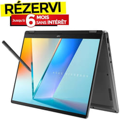 PC Portable ASUS Vivobook 14 Flip Ultra 7 256V 16Go 512Go SSD - Gris