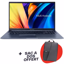 Écran 15.6" Full HD - Processeur: Intel Core i3-1215U (Up to 4,40 GHz Turbo max, 10Mo Mémoire cache, Hexa-Core) - Système d'e ...