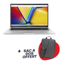 PC Portable ASUS Vivobook 15 X1502ZA i3 12è Gén 4Go 256Go SSD - Silver