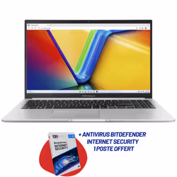 Écran 15.6" Full HD - Processeur: Intel Core i7-1255U (Up to 4.70 GHz Turbo max, 12Mo Mémoire cache, 10-Cores) - Système d'ex ...