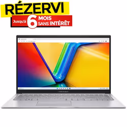 PC Portable ASUS Vivobook 15 X1504VA i3 13è Gén 24Go 512G SSD - Silver