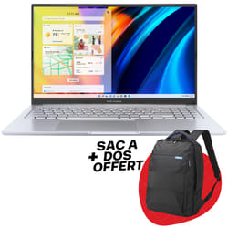 PC PORTABLE ASUS VIVOBOOK 15X OLED AMD RYZEN 7 16GO 512GO SSD – SILVER