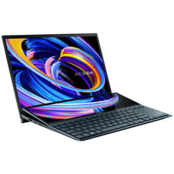 PC PORTABLE ASUS ZENBOOK DUO UX482EG-HY055T / I7 11È GÉN / 16 GO / BLEU FONCÉ + SCREENPAD PLUS & STYLUS